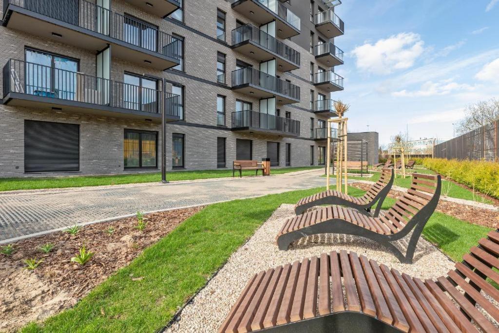Gdansk Nad Motlawa Nowy Apartament Nadmotlawie Exteriör bild